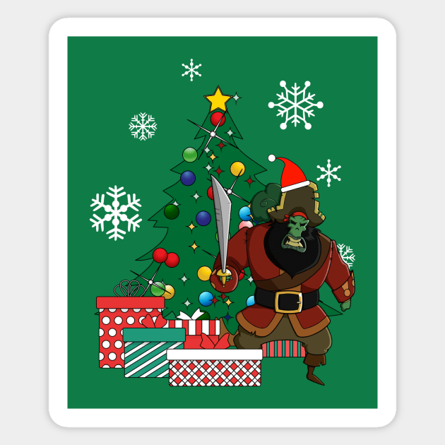 LeChuck Around The Christmas Tree Sticker by Nova5